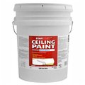 General Paint Start Right Ceiling Paint, Flat Finish, Brite White, 5-Gallon - 734681